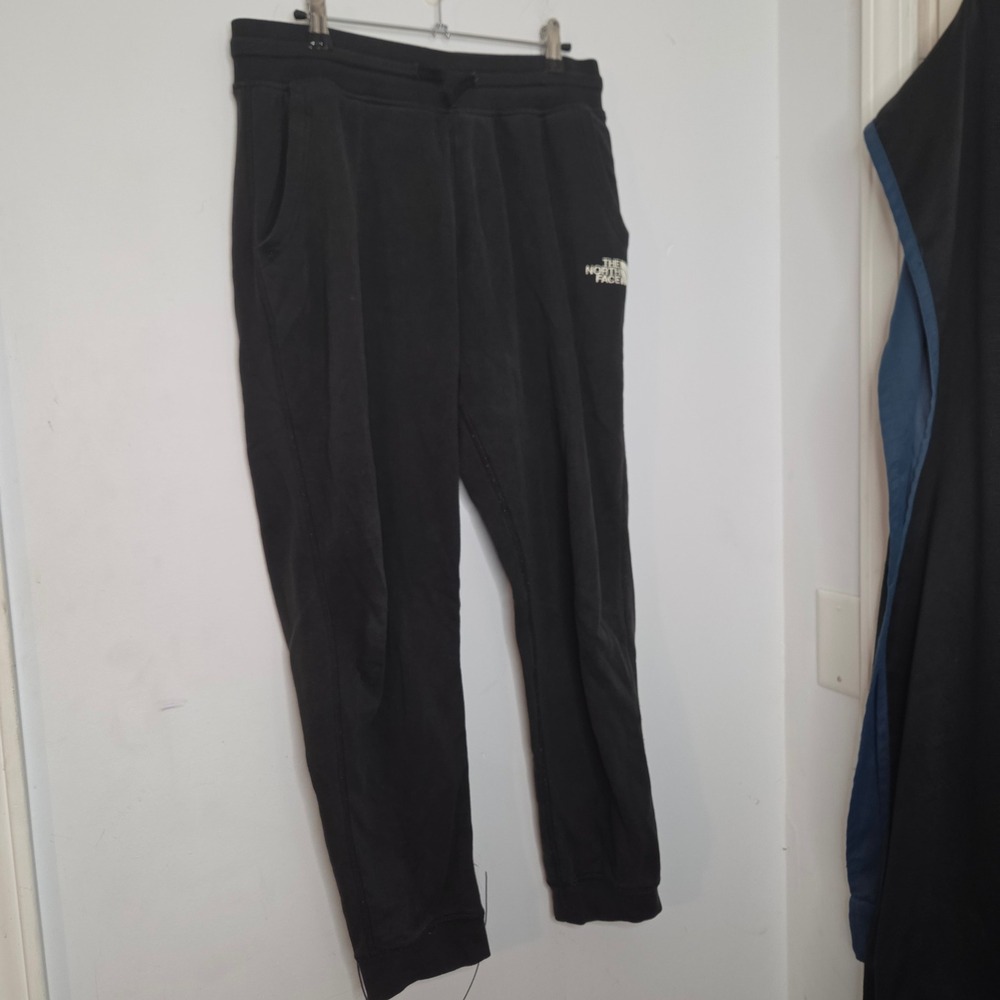 The North Face Mens Joggers Black Fleece Sweatpants Drawstring Size M